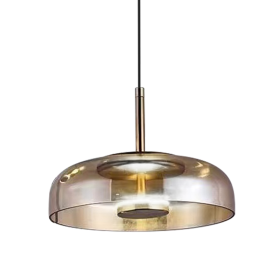 Lampa wisząca transparentna VETRO AMBER 6W Milagro LED