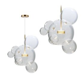  LAMPA SUFITOWA WISZĄCA SZKLANE KULE APP650-CP okrągła glass kula MODERN LED