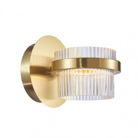 Tirana lampa ścienna kinkiet WL-77362-9W-GD złota 1xLED 9W