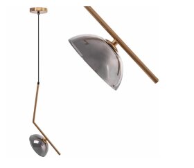 Lampa wisząca nowoczesna regulowana APP1086-1CP czarna G9