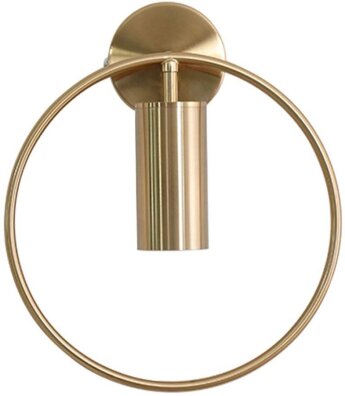 Lampa ścienna kinkiet złoty okrągły GOLD APP922-1W