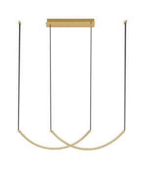 Lampa nowoczesna liniowa w stylu glamour ARUZAL LED 65W