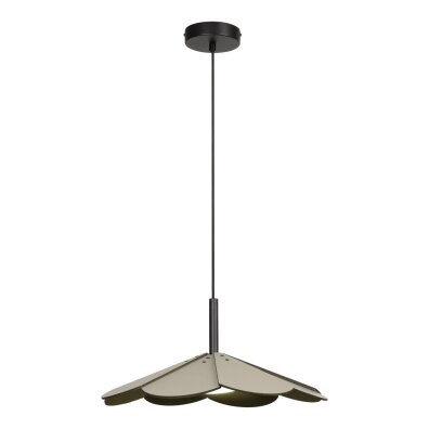 Lampa wisząca BLOMSTER 77493/07/33 Lucide zielona drewno/metal IP20