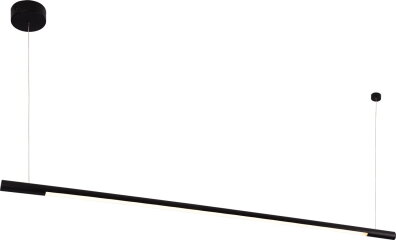 Organic Horizon lampa wisząca ściemniana czarna LED 150cm metal/3000K