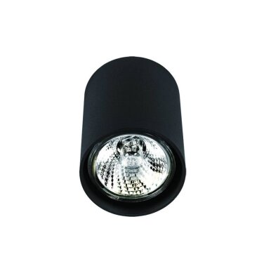  Oprawa natynkowa Kika Nero PL biała lampa tuba 1xGU10 8W