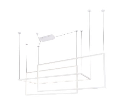 Lampa wisząca żyrandol GEOMETRIC NEW P0272 LED biała 3x16W