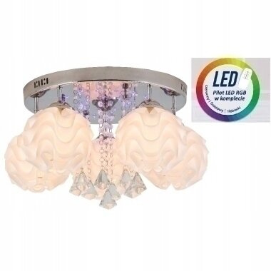 Lampa sufitowa plafon SADA 5 Light Prestige ogrągły oprawa kryształy 5xE14 kolory + PILOT