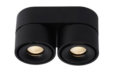 LAMPA sufitowa YUMIKO - Reflektor sufitowy - LED - 2x8W 2700K - czarny
