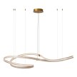 Lampa wisząca duża nad stół SLALOM 13493/68/38 naturalny PILOT