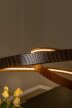 Lampa wisząca duża nad stół SLALOM 13493/68/96 brązowa PILOT (4)