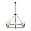 Lampa wisząca żyrandol GLOBO ULLEU 8xE27 60W