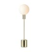  Lampa biurkowa stołowa UNO Stołowa 1L 60cm Złoty/Biały kula ball szkło LOFT