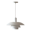 Lampa wisząca FERRO biała 1xE27 ML1048 Milagro (6)
