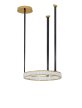 Lampa nowoczesna liniowa w stylu glamour ring okrągła ARUZAL LED 74W