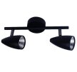Lampa sufitowa plafon Cortino 2 kinkiet Light prestige czarny LED 5W