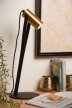 Lampa biurkowa stołowa JANTUANO Lucide ściemniacz czarna regulowana desk lamp black złoty klosz LOFT 1xGU10 5W IP20 (2)