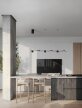 Lampa nowoczesna wisząca listwa czarna długa nad wyspę ZAIR LED 29W (5)