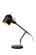 Lampa biurkowa stołowa WAYLON Lucide czarna regulowana desk lamp black LOFT 1xE27 25W IP20