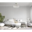 Mosiężna lampa wisząca plafon kryształy/glamour Buena PND-22320-8-ABR