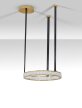 Lampa nowoczesna liniowa w stylu glamour ring okrągła ARUZAL LED 74W (2)