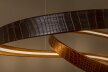Lampa wisząca duża nad stół SLALOM 13493/68/96 brązowa PILOT (6)