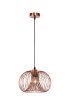 Lampa wisząca VINTI Lucide miedziana drut regulowana w stylu LOFT 1xE27 60W