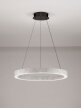 Lampa wisząca nowoczesna okrągła marmur LELLYA ring LED 30W (2)