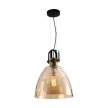  Lampa wisząca Lucio Lampex bursztynowa szkło glass ball kula 1xE27 60W