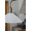 Lampa wisząca 2 punktowa szklana vintage Vela 75cm antyczny mosiądz / błyszczący biały 109160 Markslojd (3)