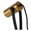 Lampa biurkowa stołowa JANTUANO Lucide ściemniacz czarna regulowana desk lamp black złoty klosz LOFT 1xGU10 5W IP20 (4)