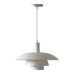 Lampa wisząca FERRO biała 1xE27 ML1048 Milagro (2)