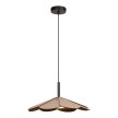 Lampa wisząca BLOMSTER 77493/07/41 Lucide brązowa drewno/metal IP20