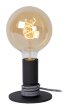Lampa biurkowa stołowa MARIT Lucide czarna ball kula w stylu loft 1xE27 40W IP20