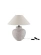 Lampa na biurko stołowa LUPEE ceramika/tkanina  E27 12W