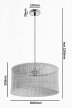 Rattanowa lampa wisząca RENNI N sufitowa naturalna abażur 40cm STYL BOHO (3)