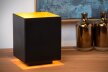 Lampa biurkowa stołowa SUZY Lucide czarna kwadratowa ball kula w stylu nowoczesnym 1xE14 40W IP20 (2)