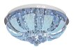 Lampa sufitowa plafon Odessa 173/10 Lampex okrągły kryształy + PILOT