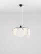 Lampa wisząca ANILO beżowa len/metal tkanina 12W E27 (2)