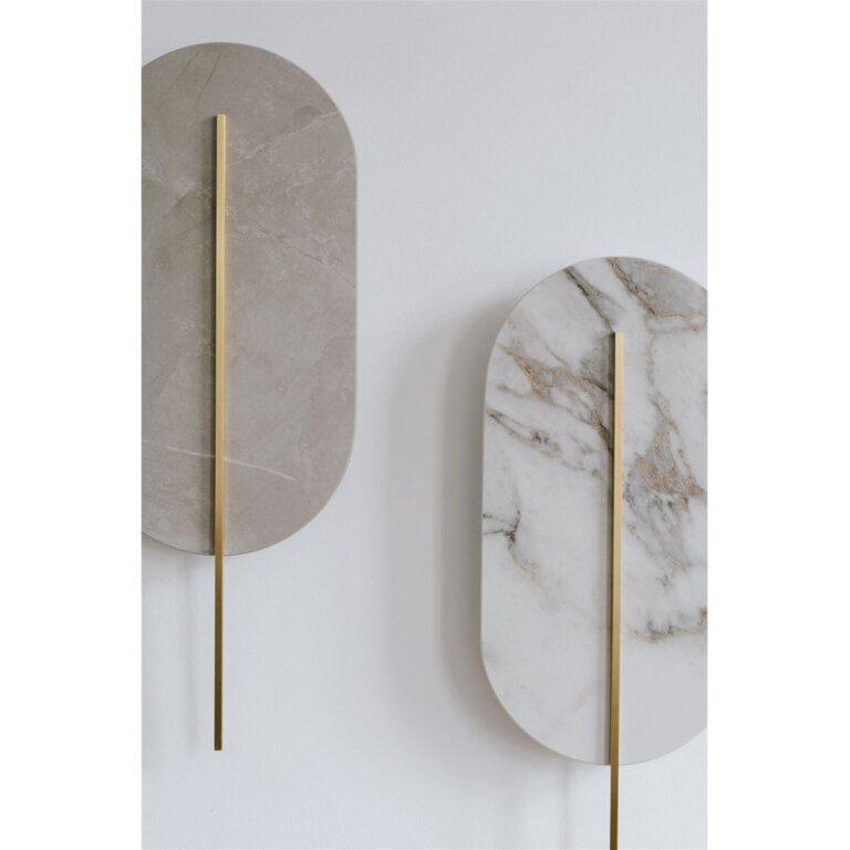 Elegancka biała lampa ścienna ROKKE STONE z kamienia z dekoracyjnym białym elementem – UMMO (3)
