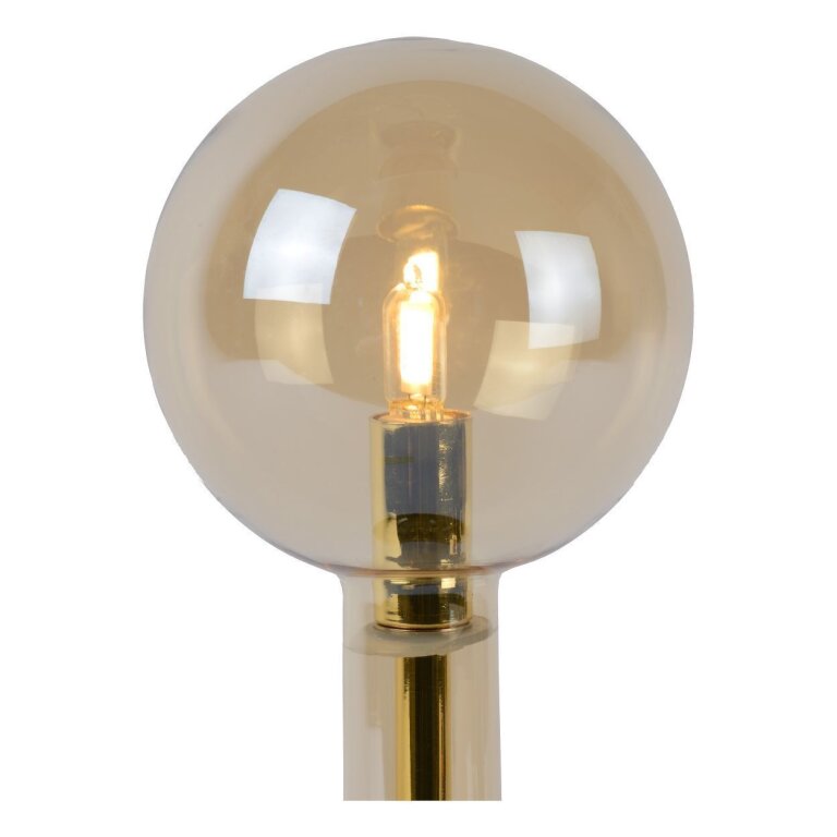 Lampa biurkowa stołowa LONE Lucide złota desk lamp tuba mała LOFT 1xG9 28W IP20 (2)