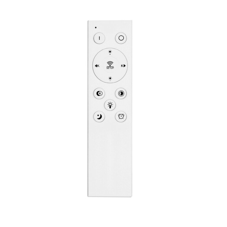 Lampa wisząca dekoracyjna do salonu biała ring + PILOT LED 60W LEDLight (3)