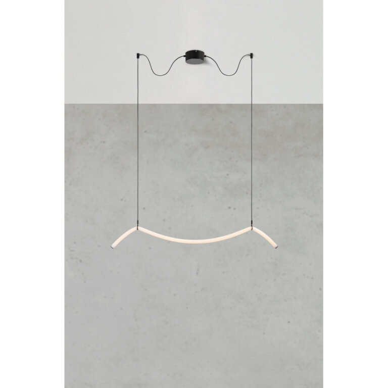 Markslöjd 108873 - LED ściemnialny żyrandol na lince MELT LED/13W/230V 112 cm czarny (4)