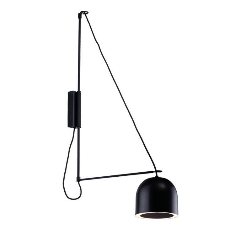 Kinkiet Kabe – Czarny (800 mm) na wysięgniku E14 IP20 (2)